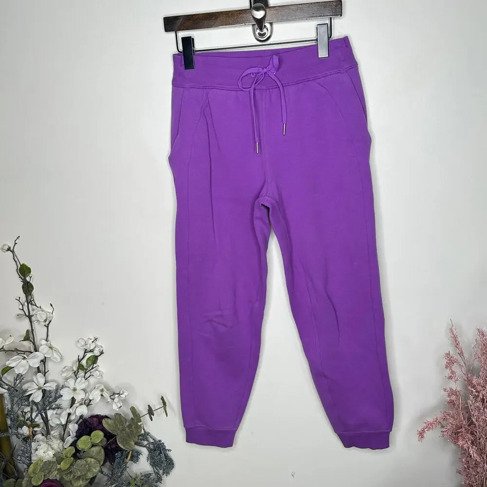 LULULEMON Scuba High-Rise Jogger Moonlit Magenta Purple {L26} - Picture 4 of 7